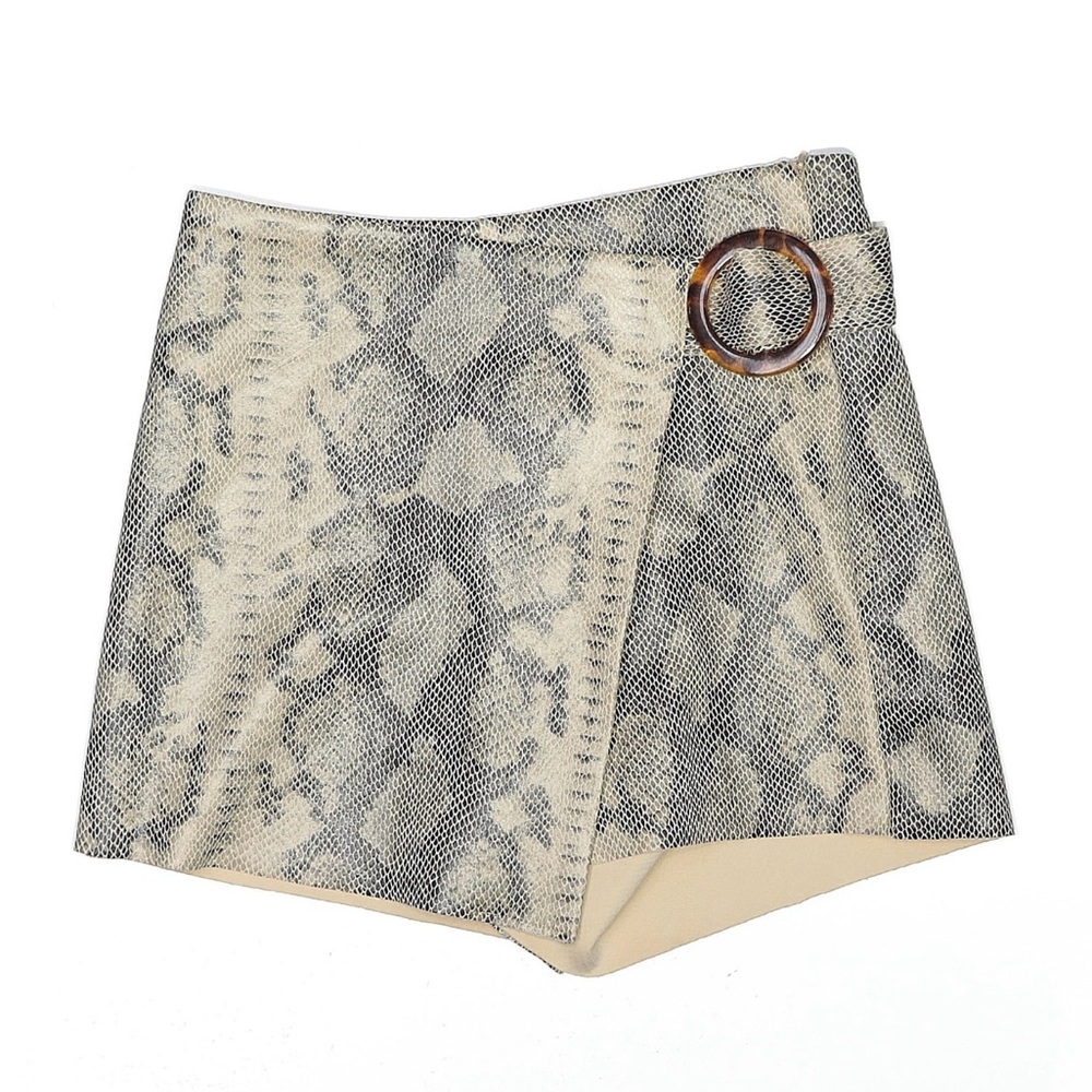 Zara Snakeskin Skort
